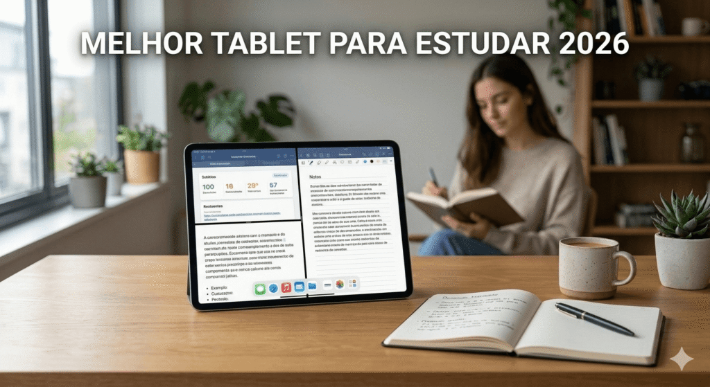 Melhor tablet para estudar em 2026: veja qual escolher