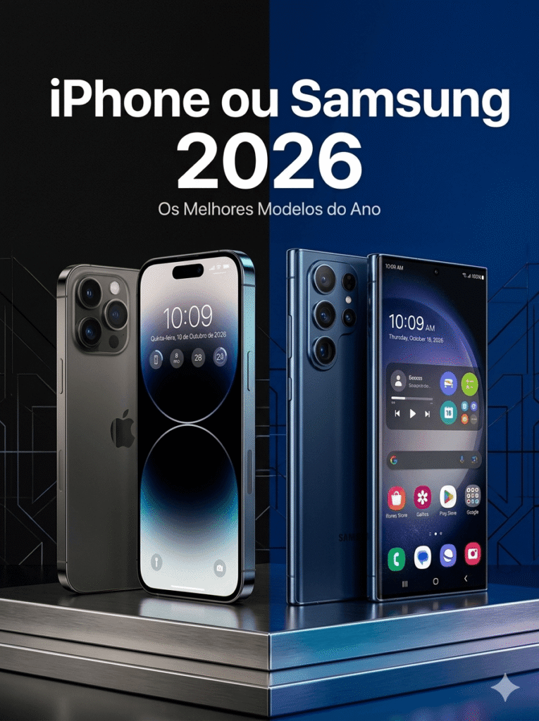 iPhone ou Samsung? Qual vale mais a pena em 2026