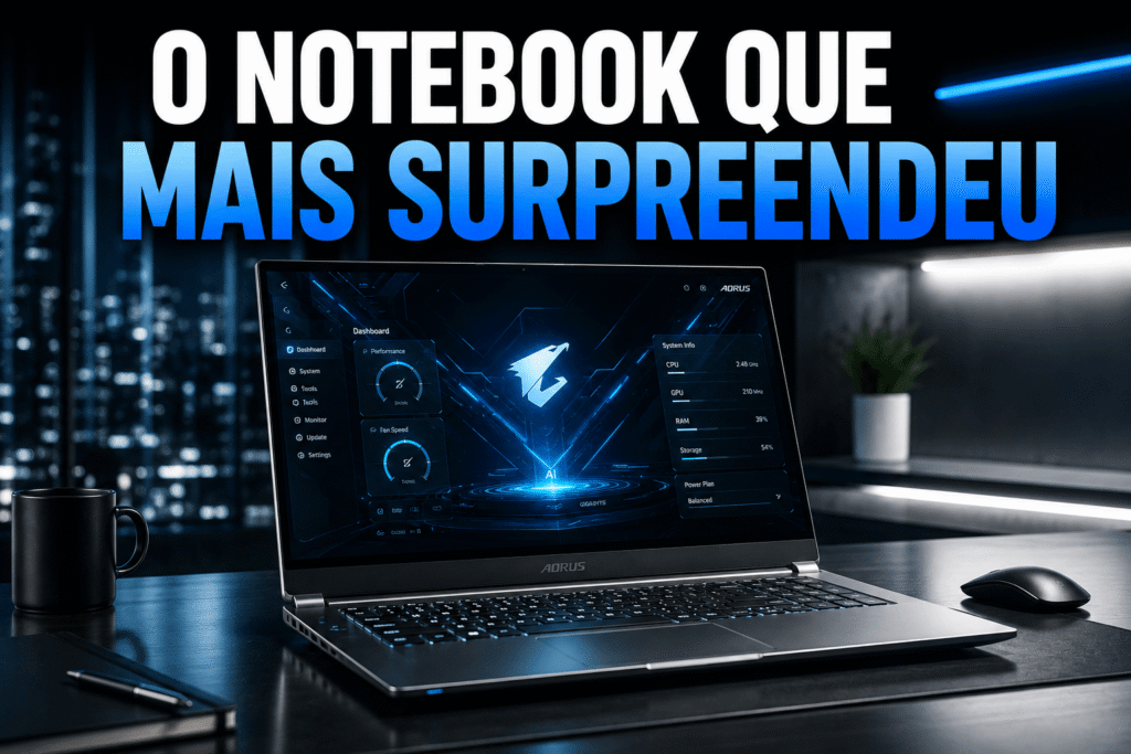 O notebook que mais surpreendeu nossa equipe em 2026