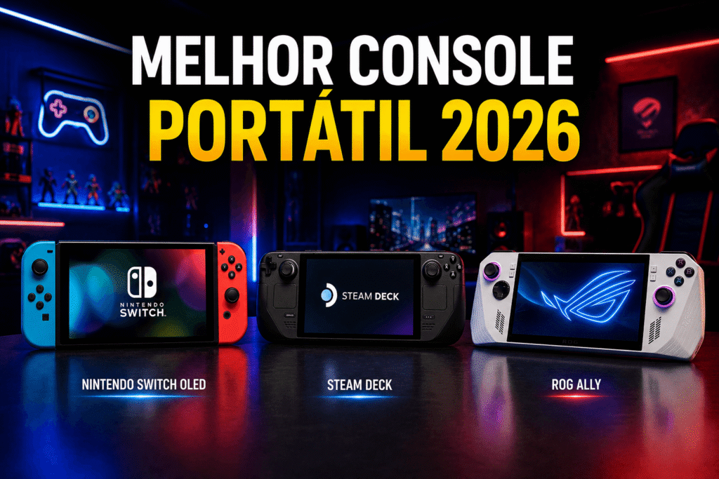 Melhor console portátil em 2026: veja qual vale mais a pena