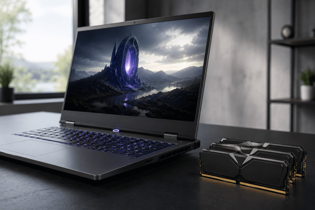Memória RAM de 16 GB em análise sobre desempenho, produtividade, jogos e custo-benefício em 2026