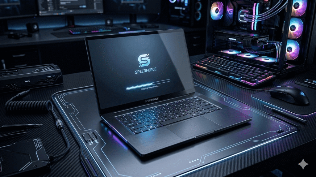 SSD NVMe moderno em análise sobre desempenho, velocidade e upgrade para notebooks e computadores em 2026